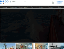 Tablet Screenshot of msco.ru